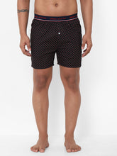 Men's Multicolor, 100% Cotton, Printed, Regular Fit, Outer Elastic, Mid-Rise, Boxers - Pack of 3